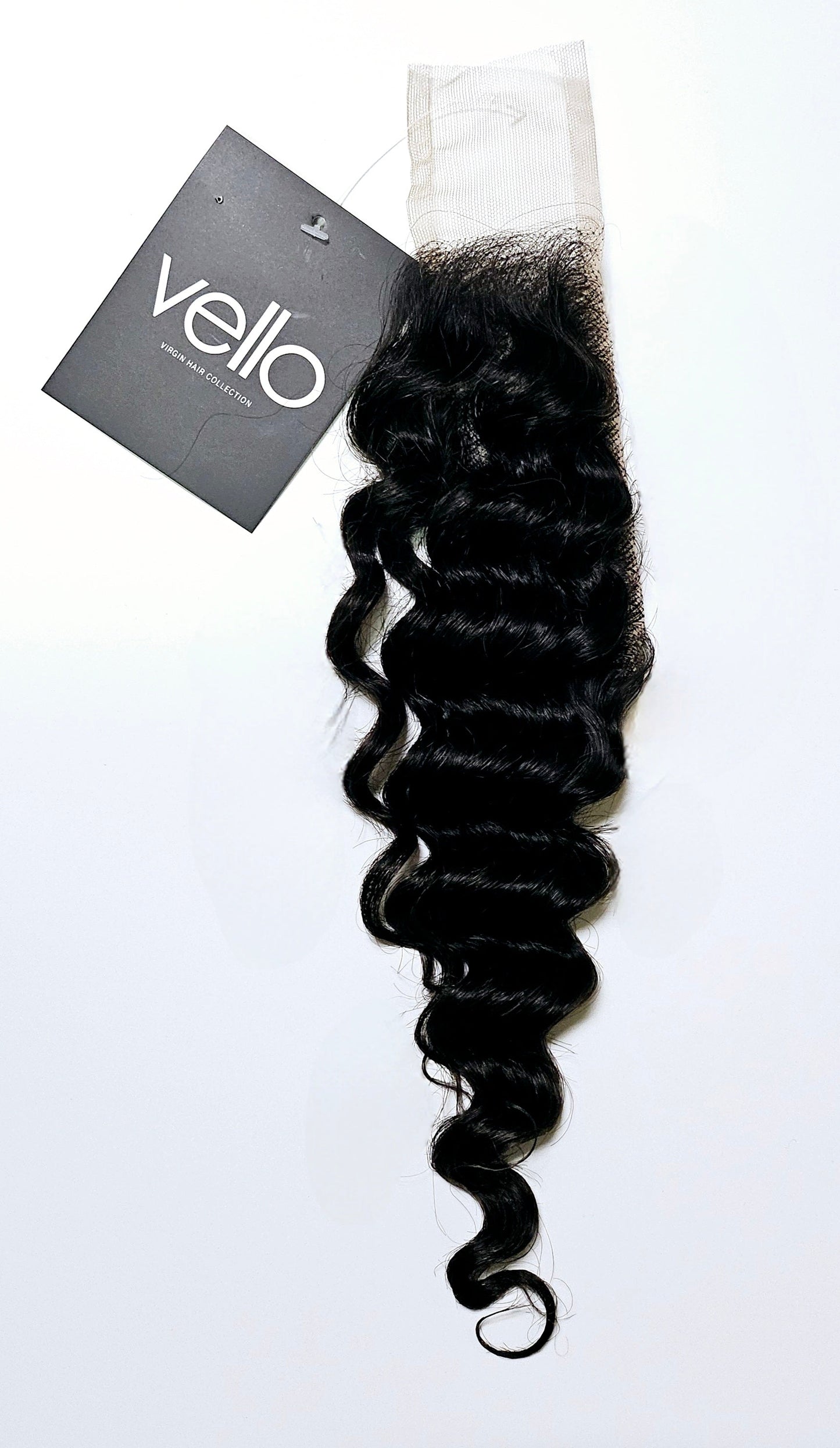 VELLO 9A Virgin Hair 2x6 Lace Closure Deep Wave
