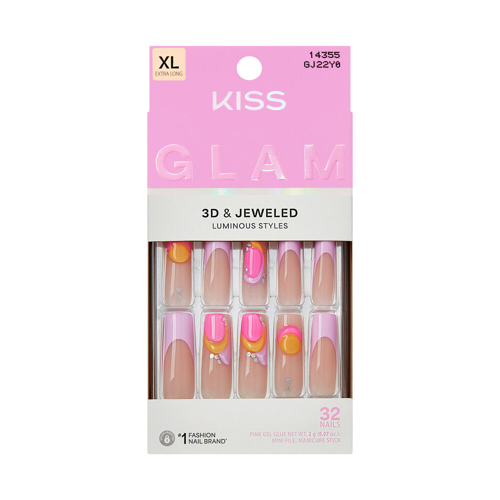 Kiss Glam Jeweled Nails