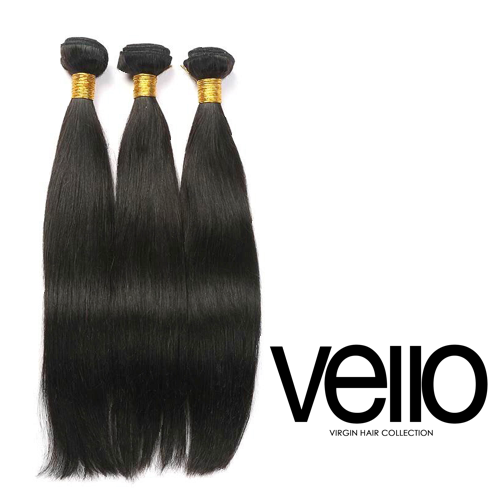 VELLO 9A Virgin Hair Straight - 3 Bundle Deal