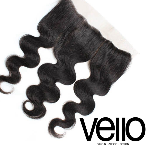 VELLO 9A HD Virgin Hair 13x4 Closure Body Wave