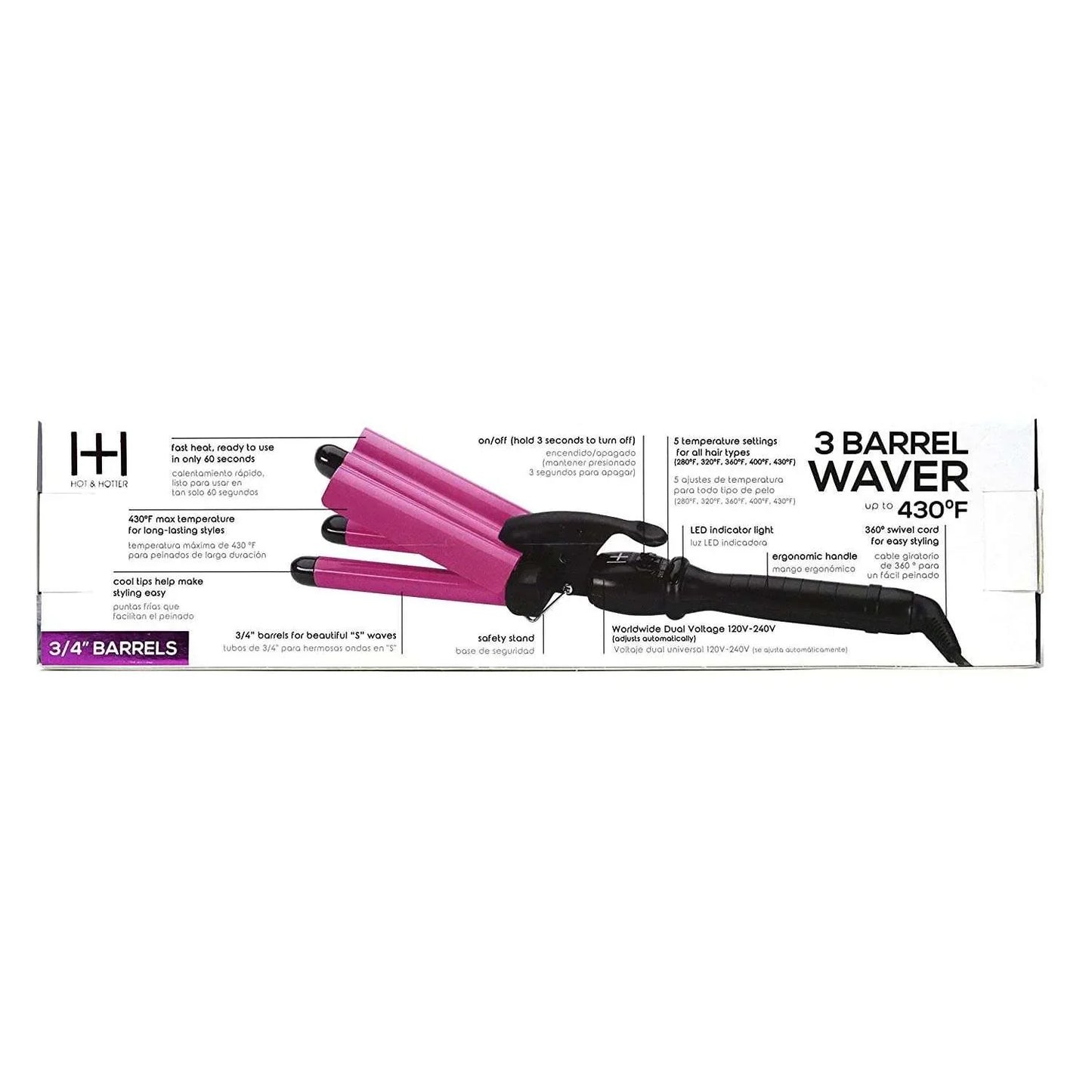 Annie Hot & Hotter 3 Barrel Waver 3/4" #5988