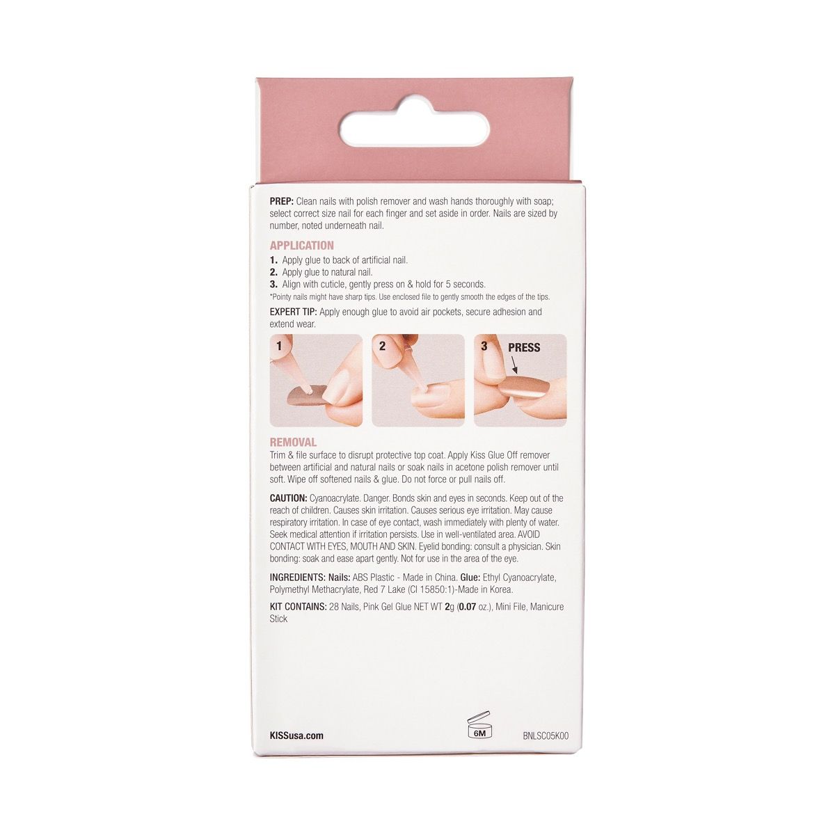 KISS Bare But Better 28 Nails #BN05