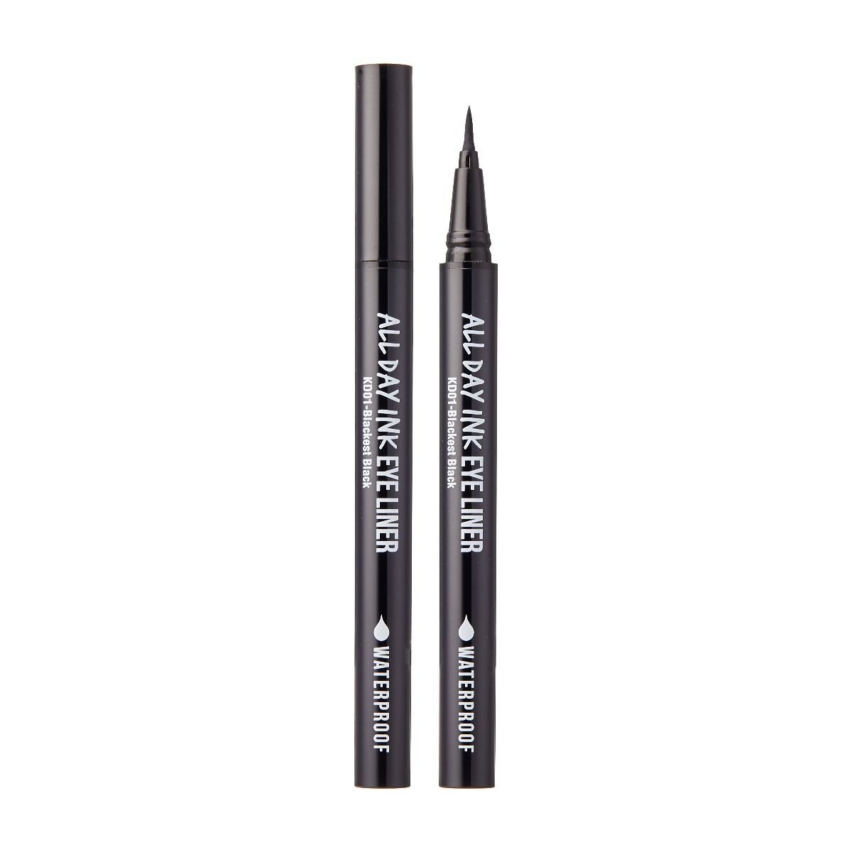 Kiss New York Professional Felt Tip All Day Ink Eyeliner - #KD01