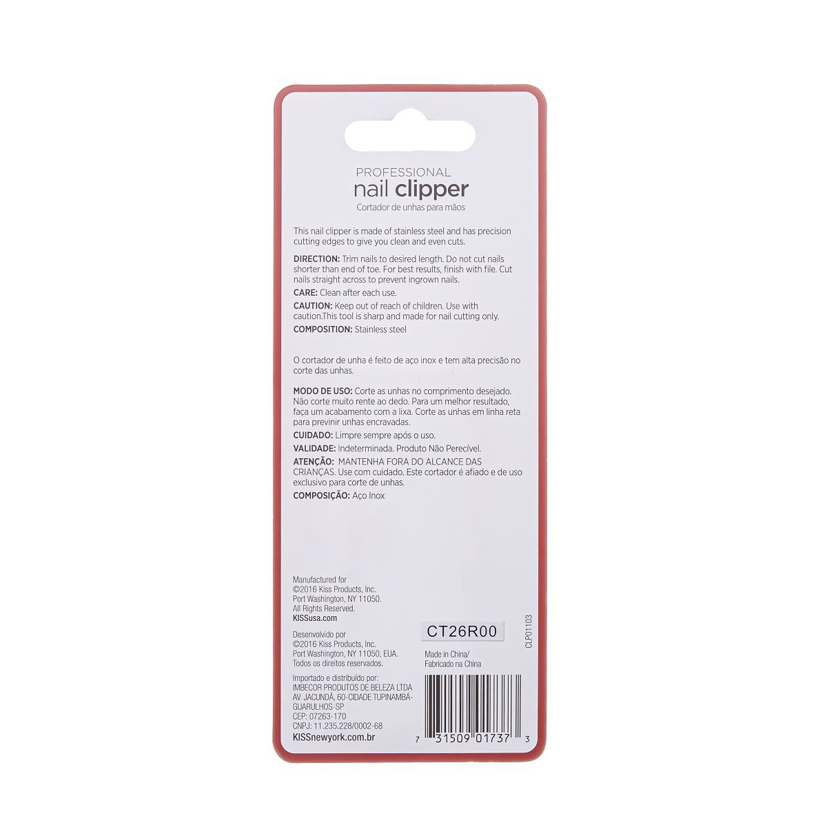 Kiss New York Nail Clipper #CLP01