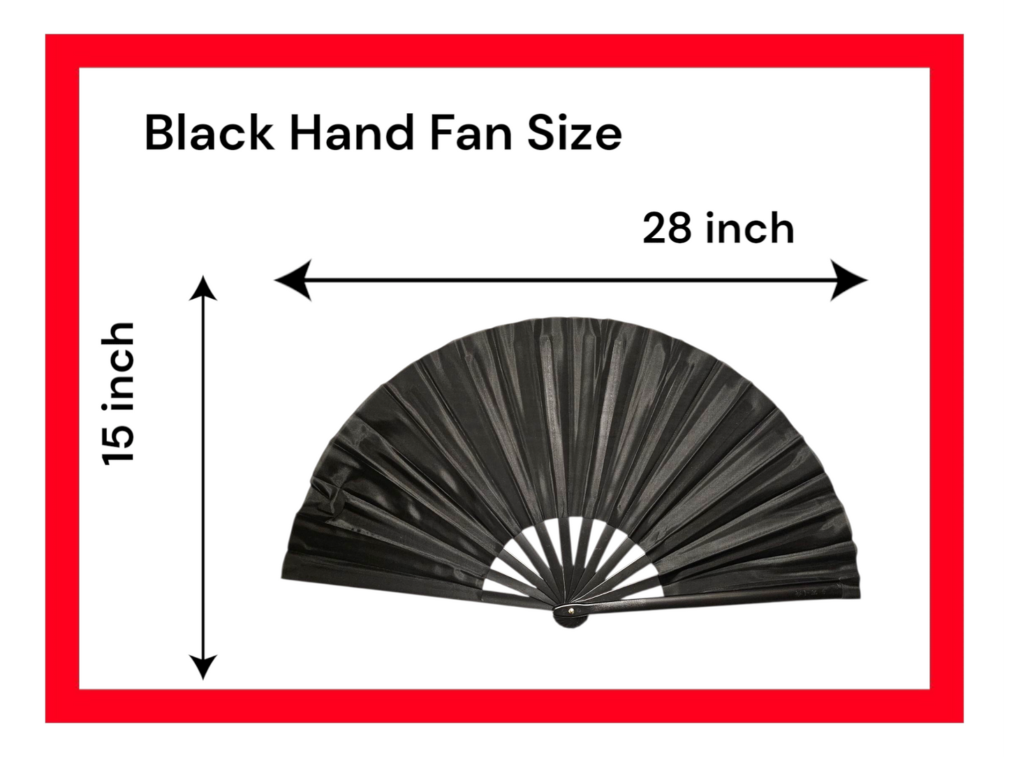 13” Large Clack Popping Hand Fan for Line Dancing – Available in Multiple Colors