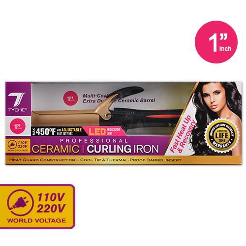 Tyche Professional Ceramic Curling Iron 1" #TCI100