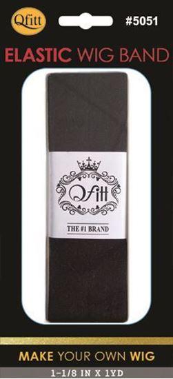 Qfitt Elastic Wig Band #5051 Black
