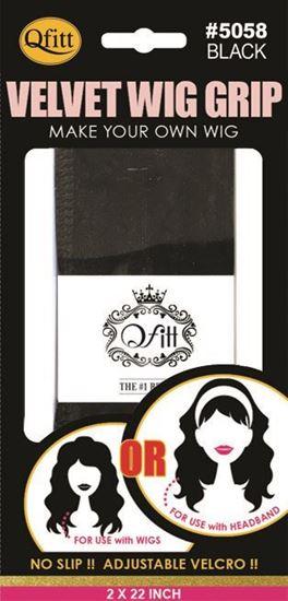 Qfitt Velvet Wig Grip #5058 Black