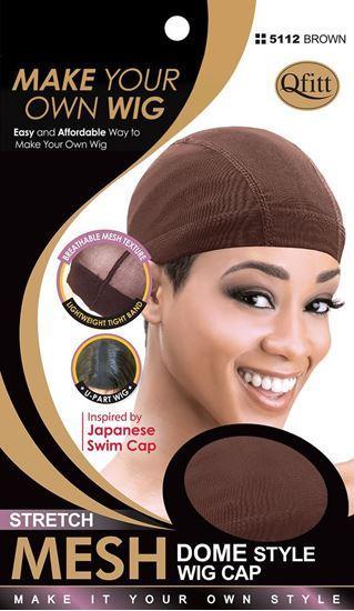 Qfitt Stretch Mesh Dome Style Wig Cap