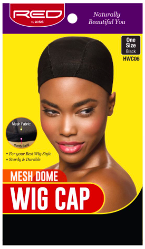 Red by Kiss Mesh Dome Wig Cap #HWC06 Black