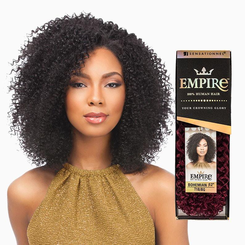 Sensationnel Human Hair Weave Empire Bohemian 10" - 14"