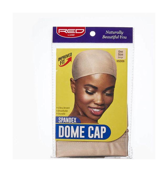 Red by Kiss Spandex Dome Cap #HSD06 Beige