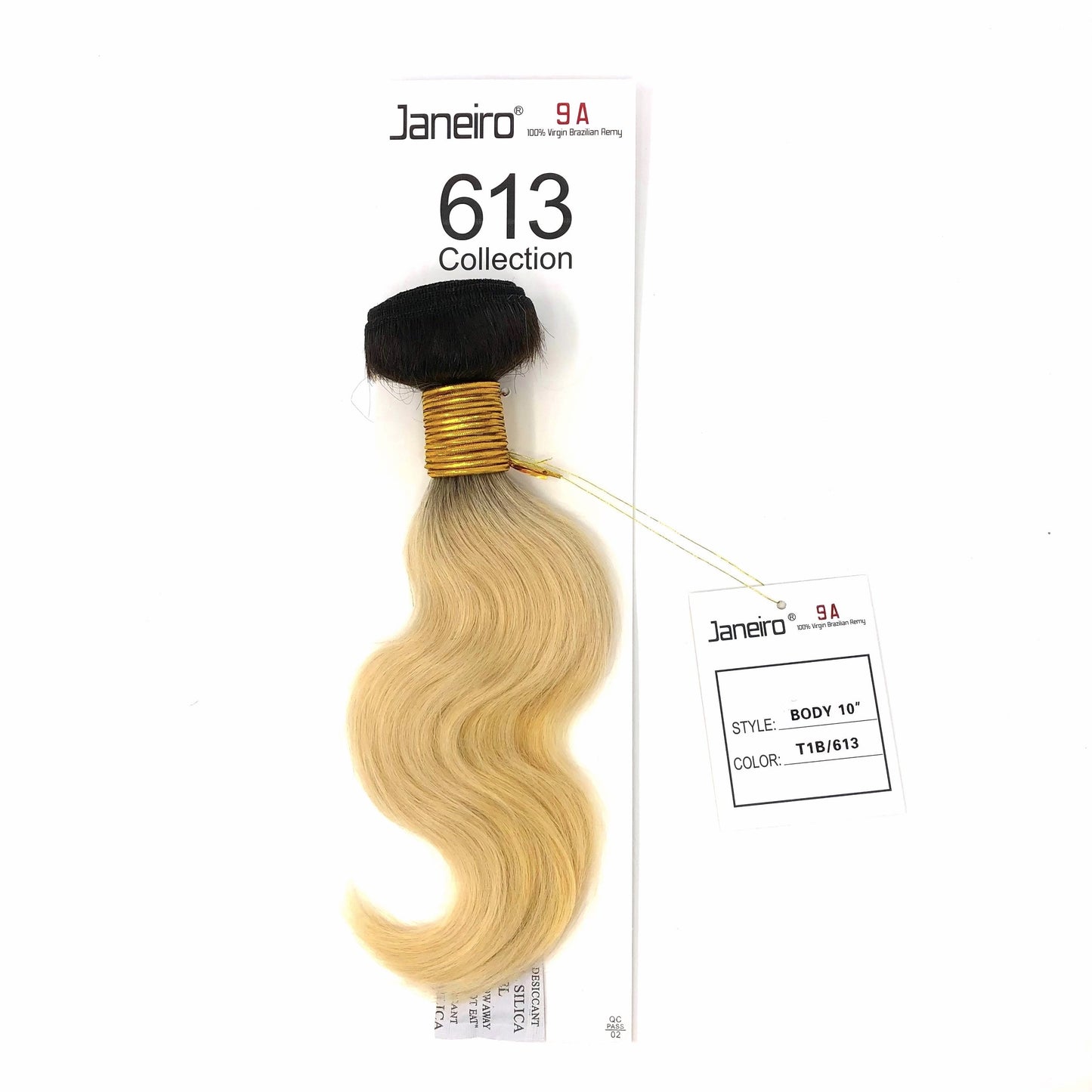 Janeiro 9A 100% Virgin Brazilian Remy 613 Collection - T1B/613 Body Wave