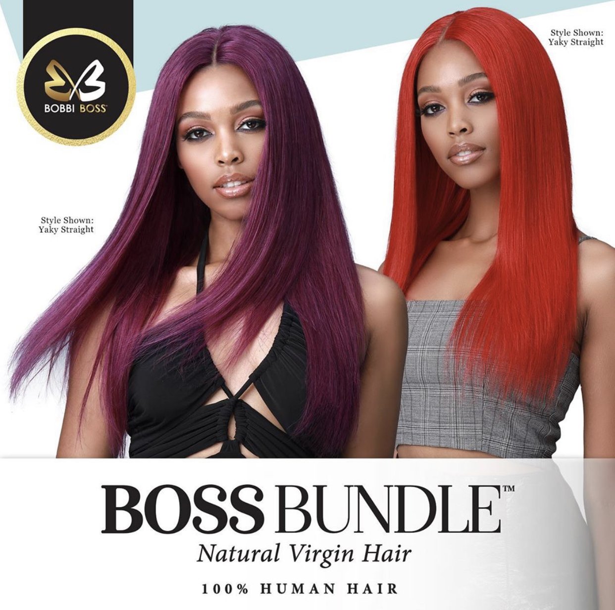 Bobbi Boss BOSS BUNDLE 100% Natural Virgin Hair - Yaki Straight
