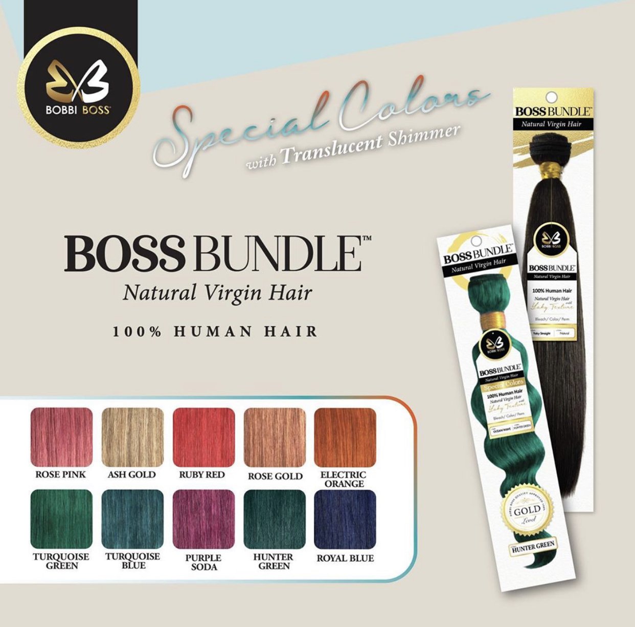 Bobbi Boss BOSS BUNDLE 100% Natural Virgin Hair - Ocean Wave