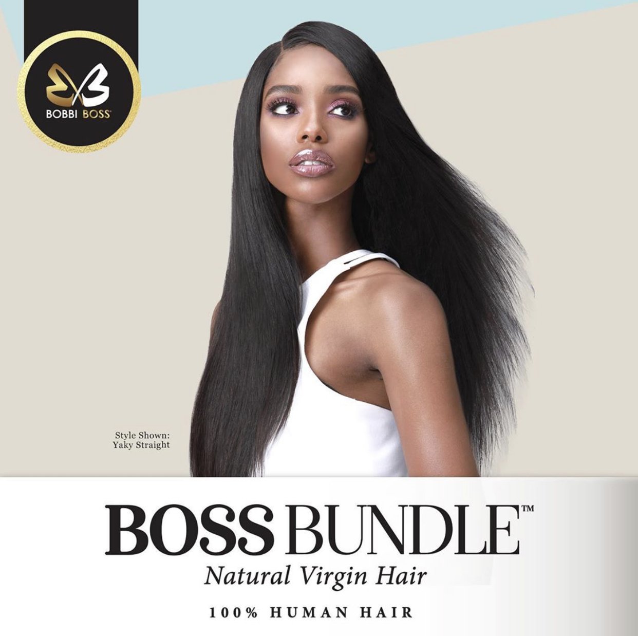 Bobbi Boss BOSS BUNDLE 100% Natural Virgin Hair - Yaki Straight