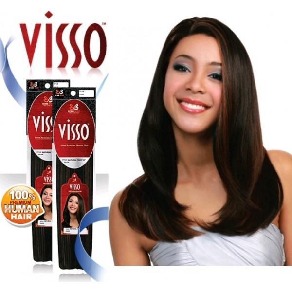 2 PACK DEAL - Bobbi Boss Visso 100% Human Hair Weave Natural Yaki