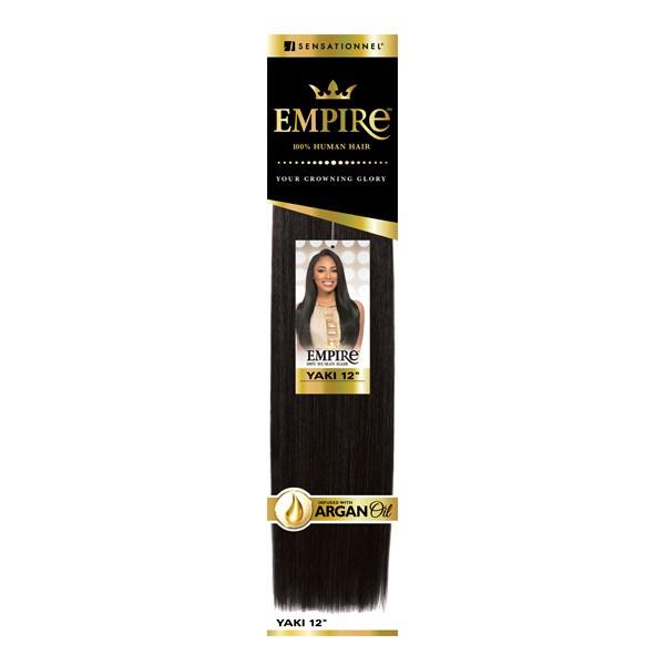 SALE - Sensationnel Human Hair Weave Empire Yaki Weaving 10"/12"