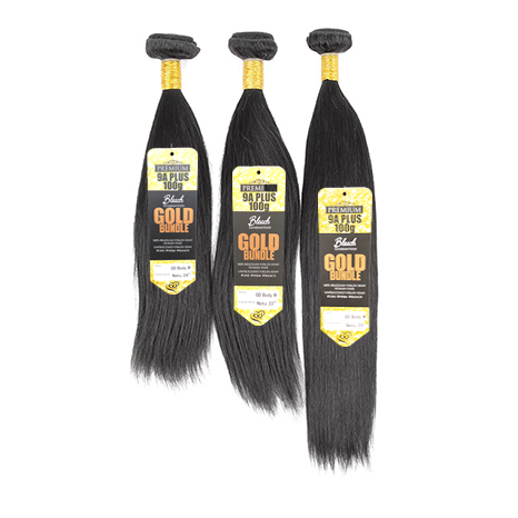 Beautiful Day Gold Bundle 100% Brazilian Virgin Remy Hair 3 Bundle - Straight