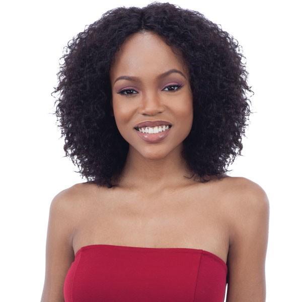 Mayde Beauty Human Hair Wet & Wavy Invisible Lace Part Wig - Deep Curl