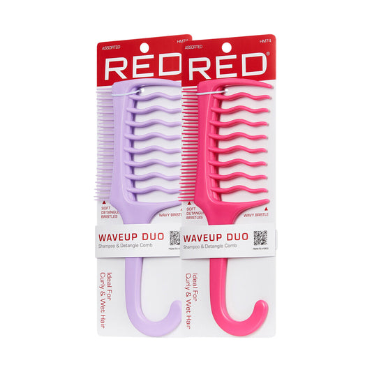 Red by Kiss Waveup Duo Shampoo & Detangle Comb