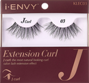 Kiss i•ENVY Extension Curl Collection Eyelashes - J Curl