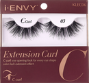 Kiss i•ENVY Extension Curl Collection Eyelashes - C Curl