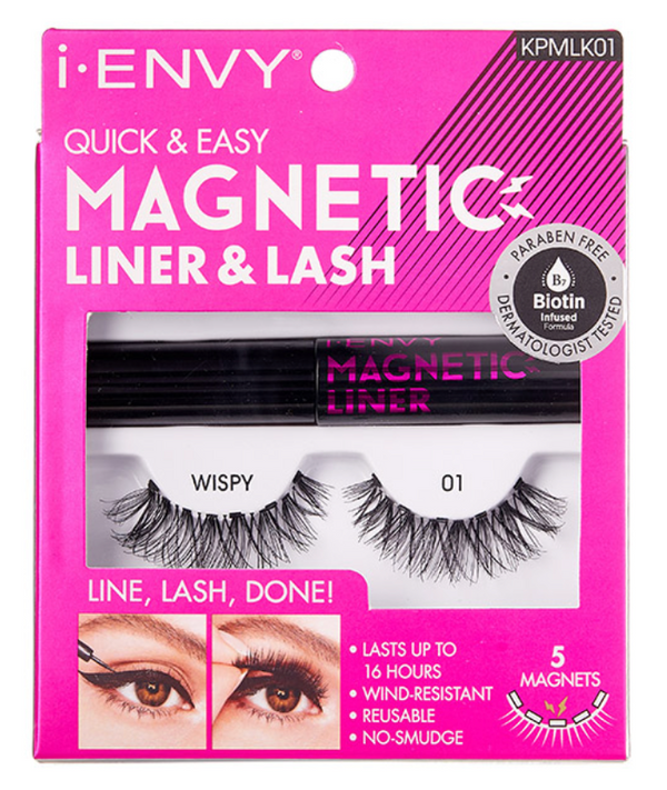 Kiss i•ENVY Quick & Easy Magnetic Liner & Lash #KPMLK01