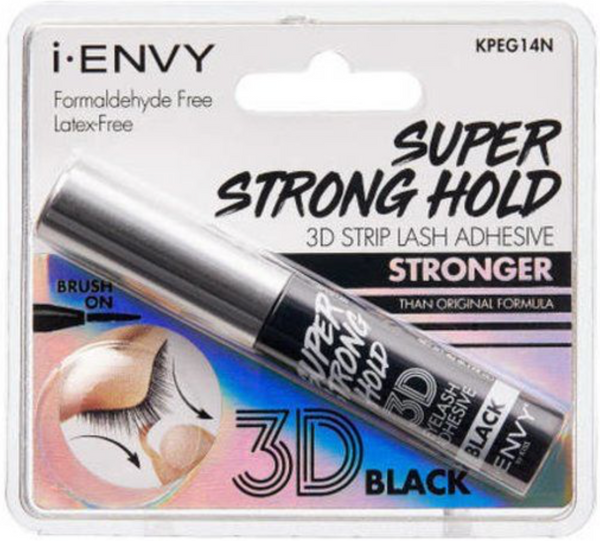 Kiss i•ENVY 3D Super Strong Hold Adhesive - BLACK #KPEG14N