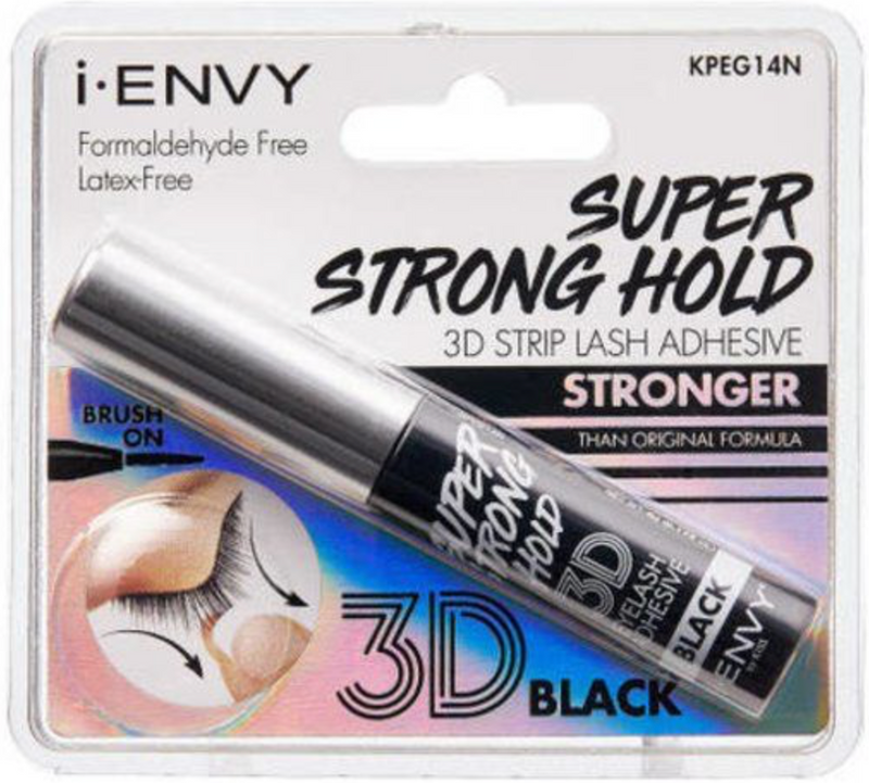 Kiss i•ENVY 3D Super Strong Hold Adhesive - BLACK