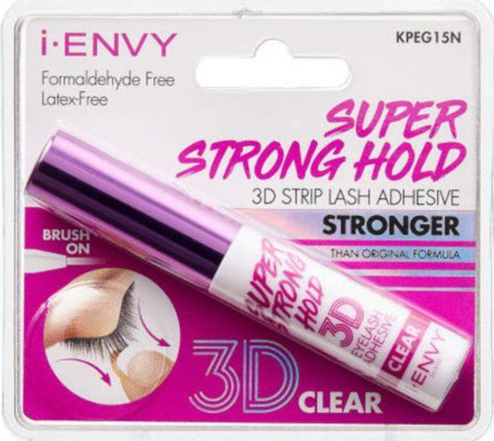 Kiss i•ENVY 3D Super Strong Hold Adhesive - CLEAR #KPEG15N