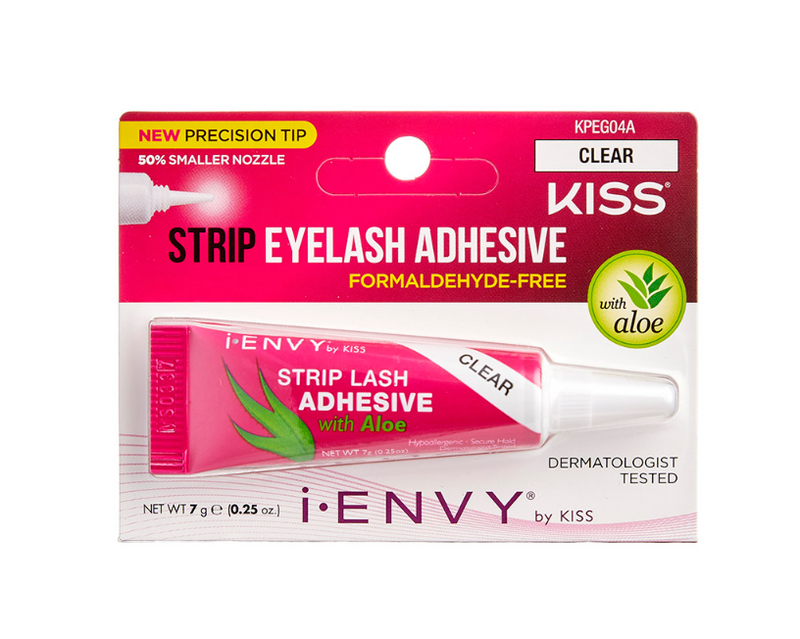 Kiss i•ENVY Strip Eyelash Adhesive with Aloe - Clear