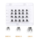 Kiss V-Luxe by iEnvy Extended 100% Real Mink Cluster Lashes