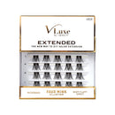 Kiss V-Luxe by iEnvy Extended Faux Mink Cluster Lashes