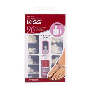 KISS 96 Short Length Full-Cover Toenails