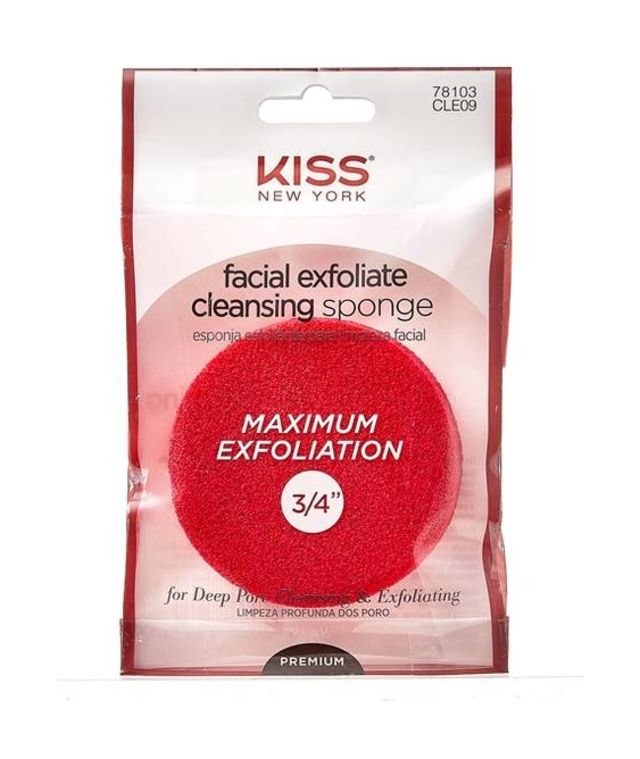 Kiss Facial Exfoliate Cleansing Sponge