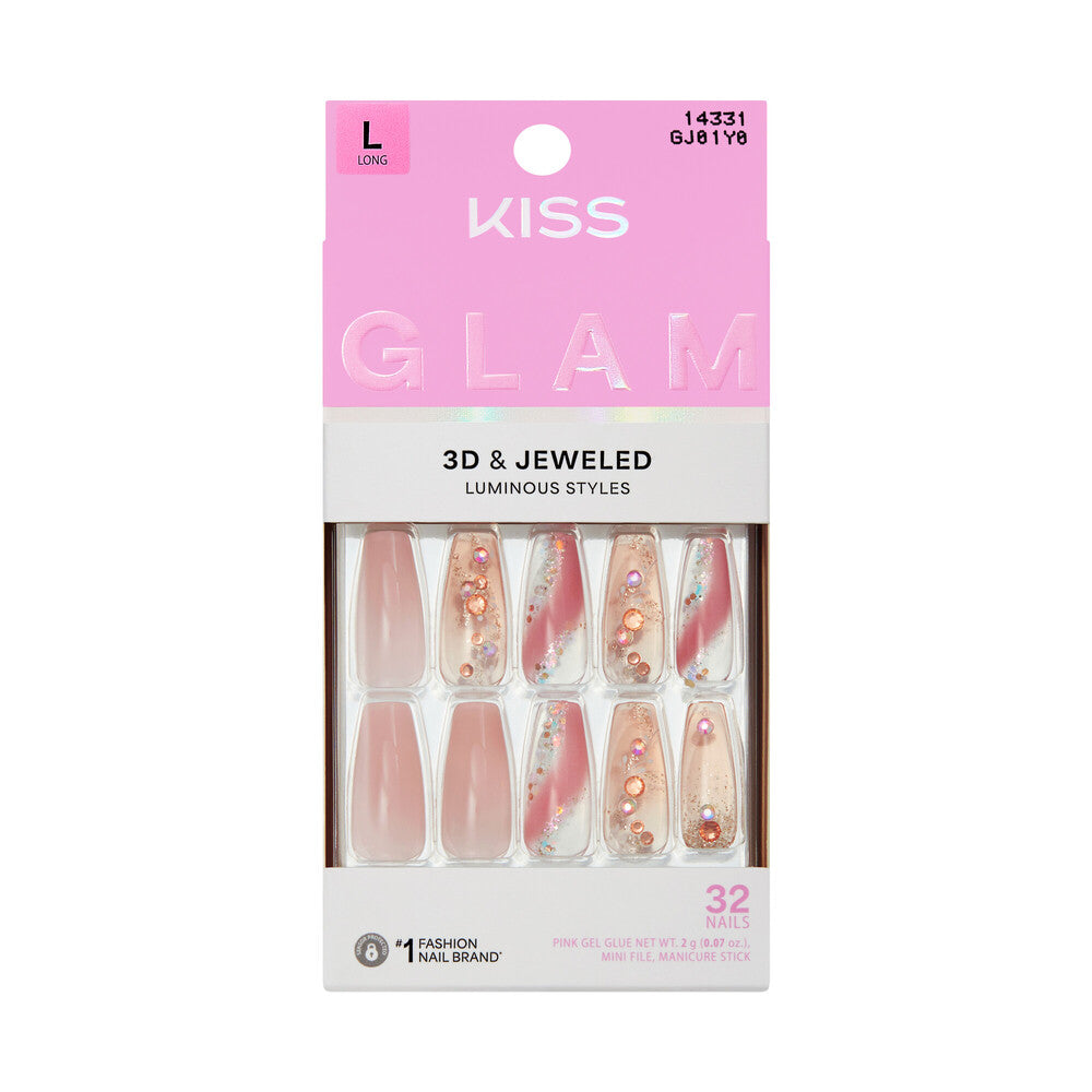 Kiss Glam Jeweled Nails
