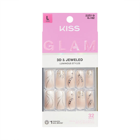 Kiss Glam Jeweled Nails