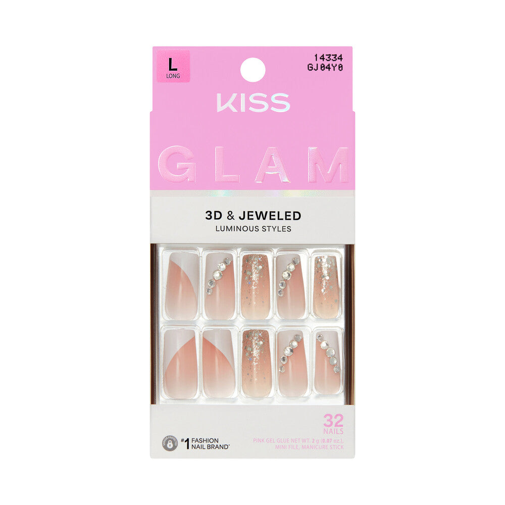 Kiss Glam Jeweled Nails