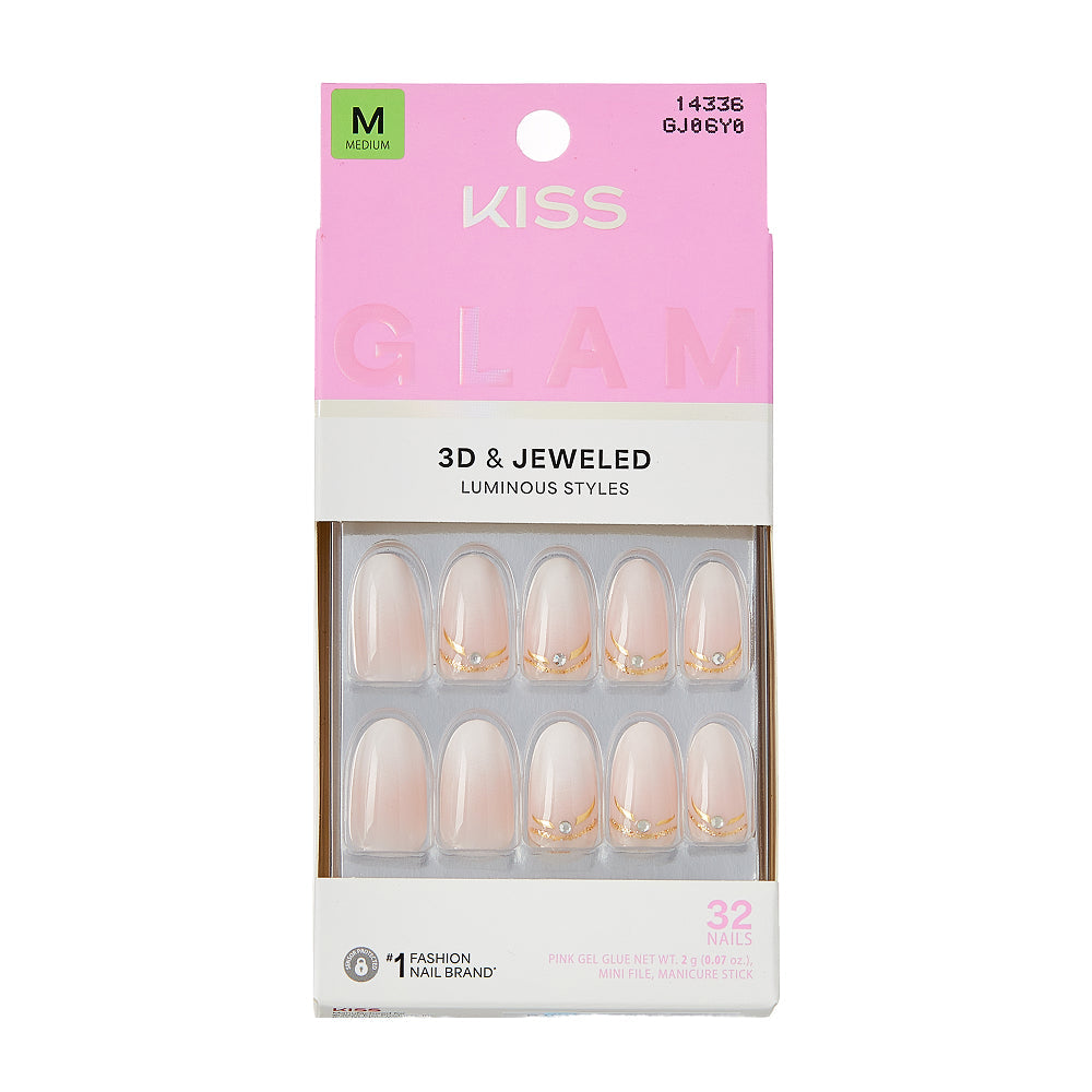 Kiss Glam Jeweled Nails