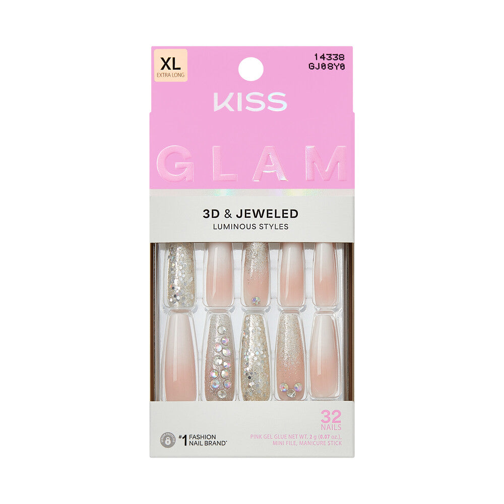 Kiss Glam Jeweled Nails