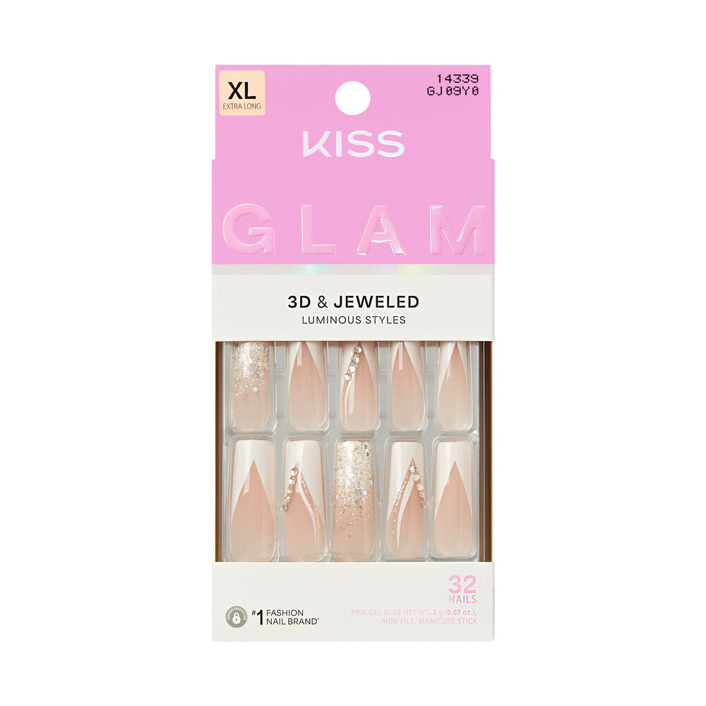 Kiss Glam Jeweled Nails