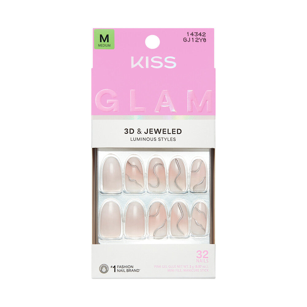 Kiss Glam Jeweled Nails