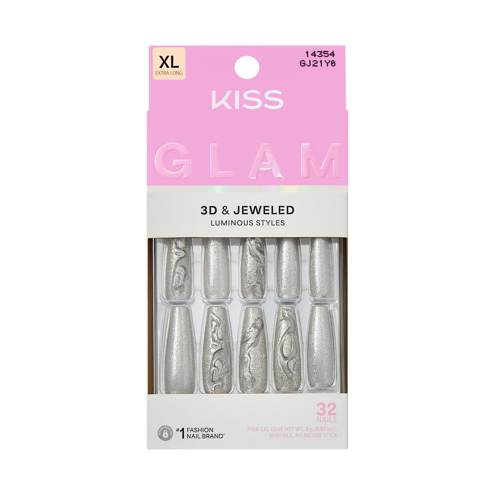Kiss Glam Jeweled Nails