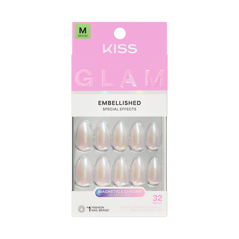 Kiss Glam Embellished Nails