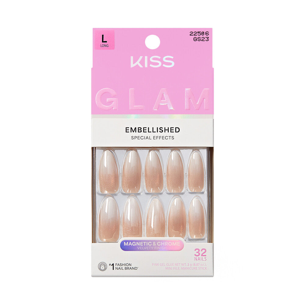 Kiss Glam Embellished Nails