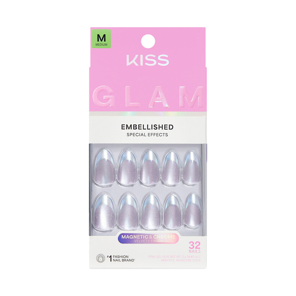 Kiss Glam Embellished Nails
