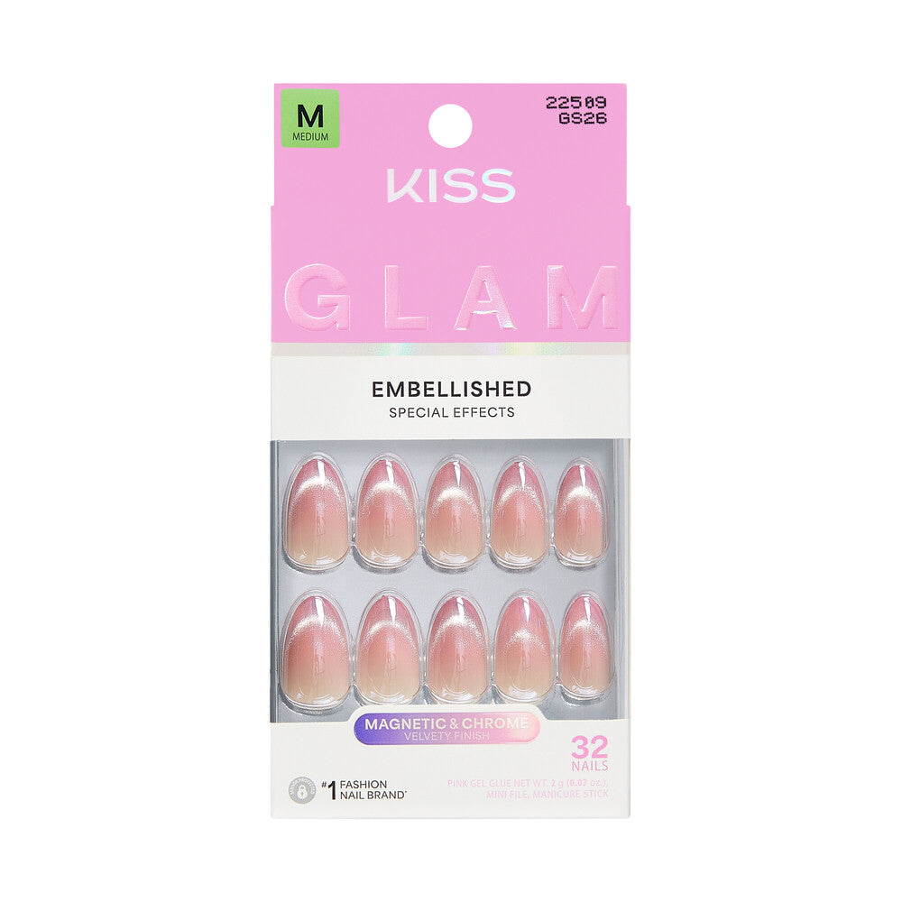 Kiss Glam Embellished Nails