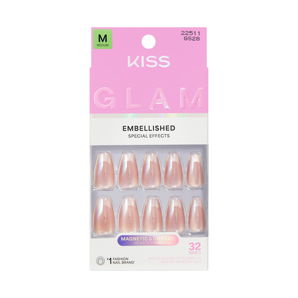 Kiss Glam Embellished Nails