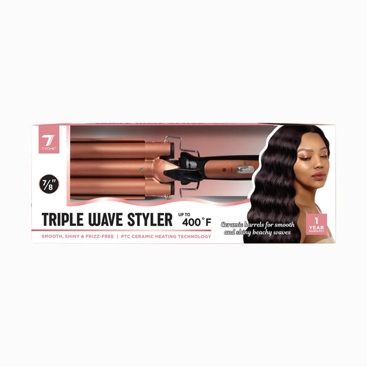 Nicka K New York Tyche Triple Wave Styler 7/8" #HRTW07